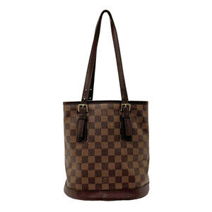 Louis Vuitton Damier Ebene Brown Mare Ebene Brown Canvas Handbag
